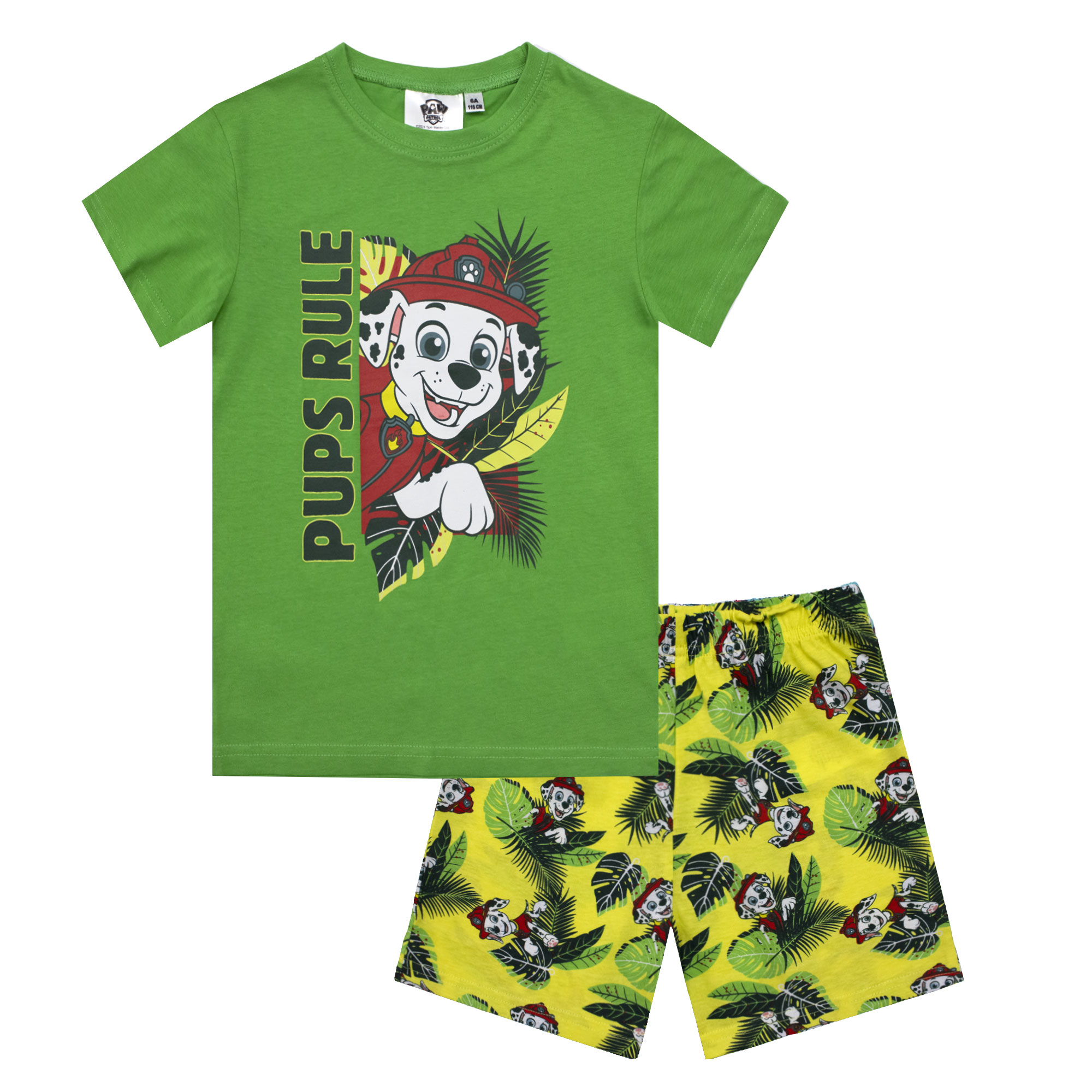 Paw Patrol Kids Pajamas Summer Cotton T-Shirt & Shorts 6784 - Picture 8 of 13