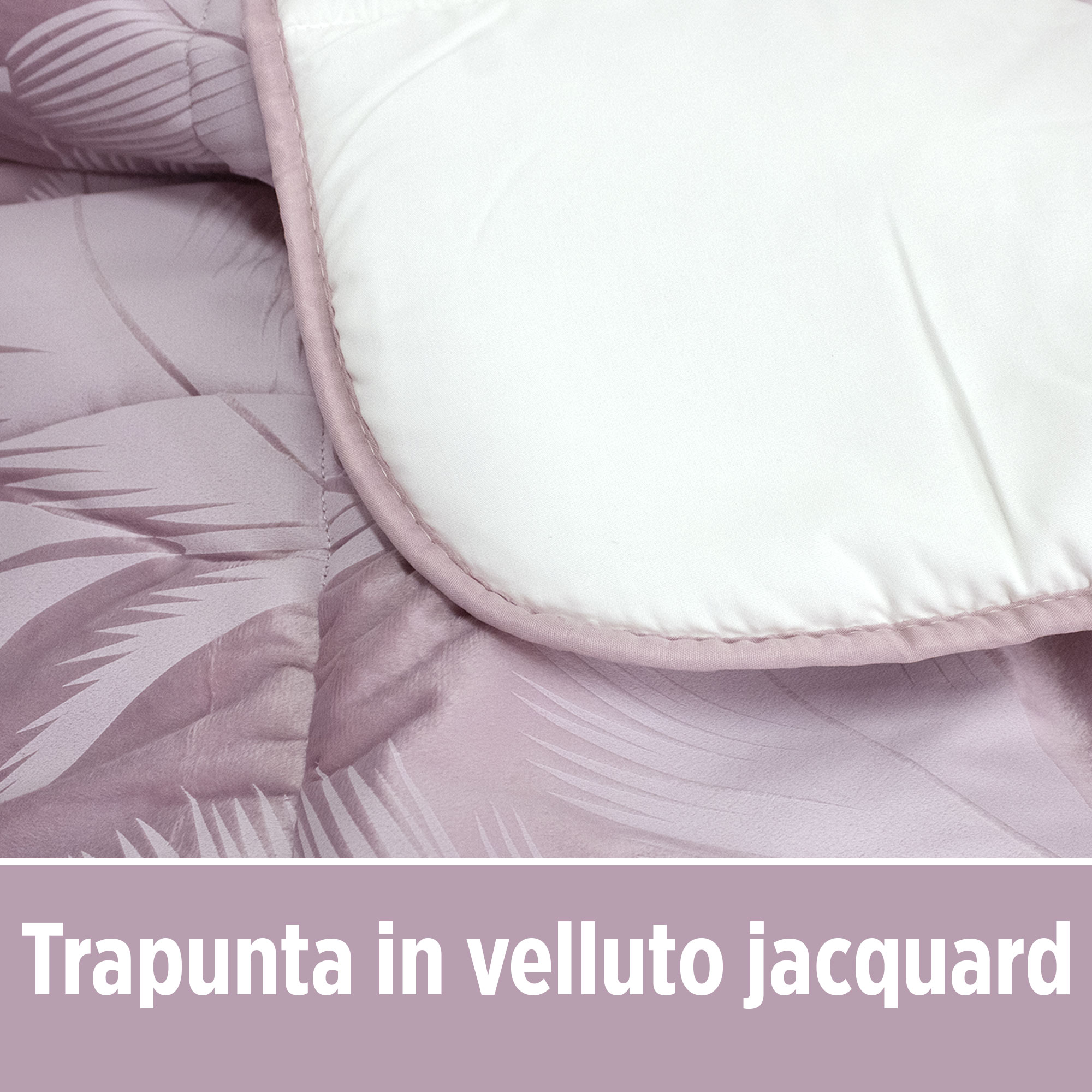 Trapunta invernale matrimoniale in velluto Jacquard con cuscino arredo 6857 - Imagen 11 de 19