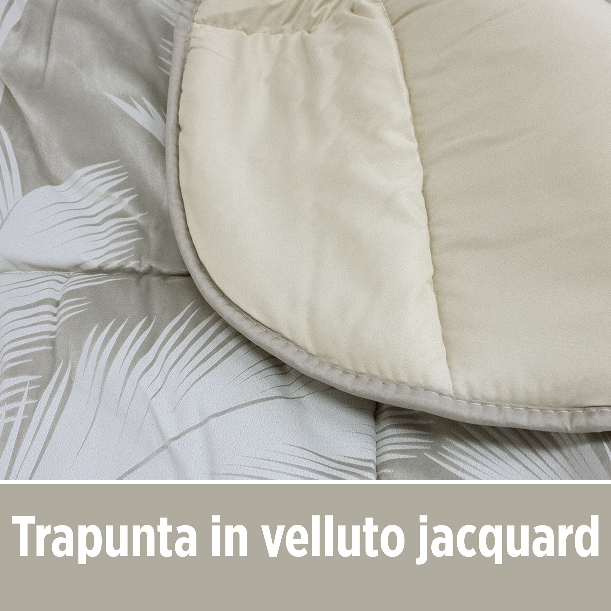 Trapunta invernale matrimoniale in velluto Jacquard con cuscino arredo 6857 - Imagen 17 de 19