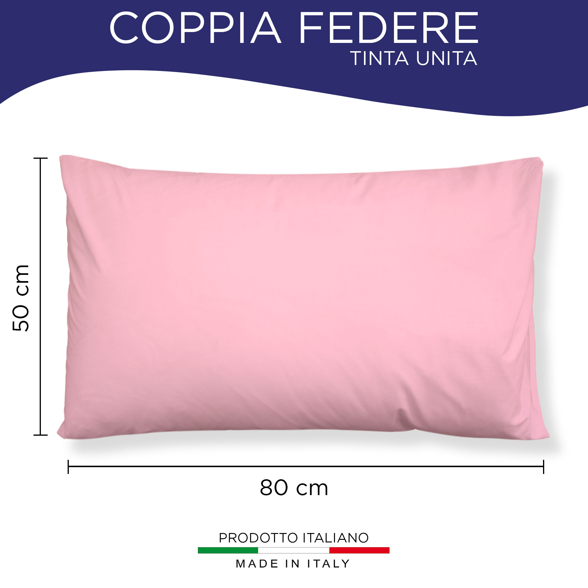 Coppia federe cuscini letto Copricuscini per guanciale in tinta unita 6860 - Imagen 64 de 89