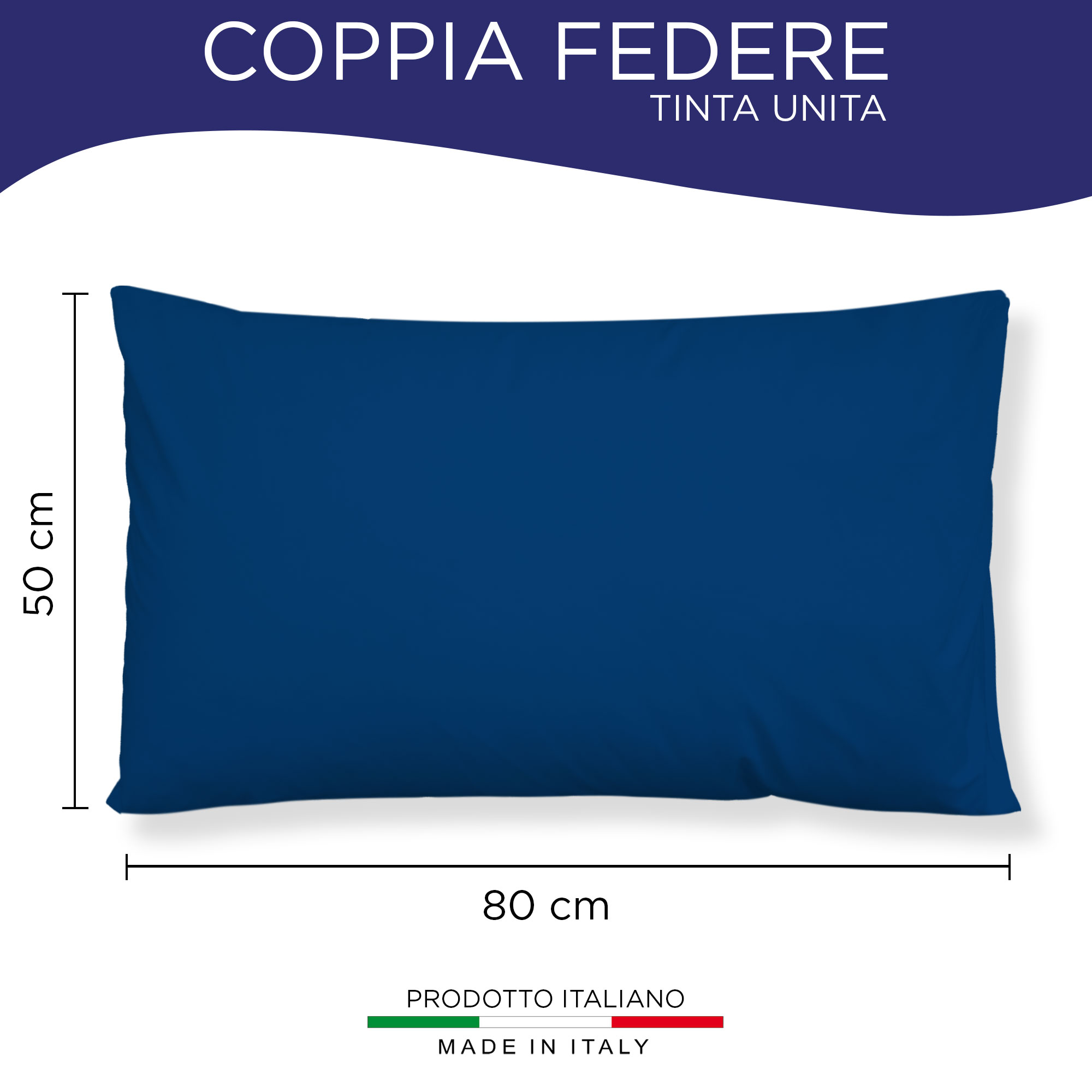 Coppia federe cuscini letto Copricuscini per guanciale in tinta unita 6860 - Imagen 72 de 89
