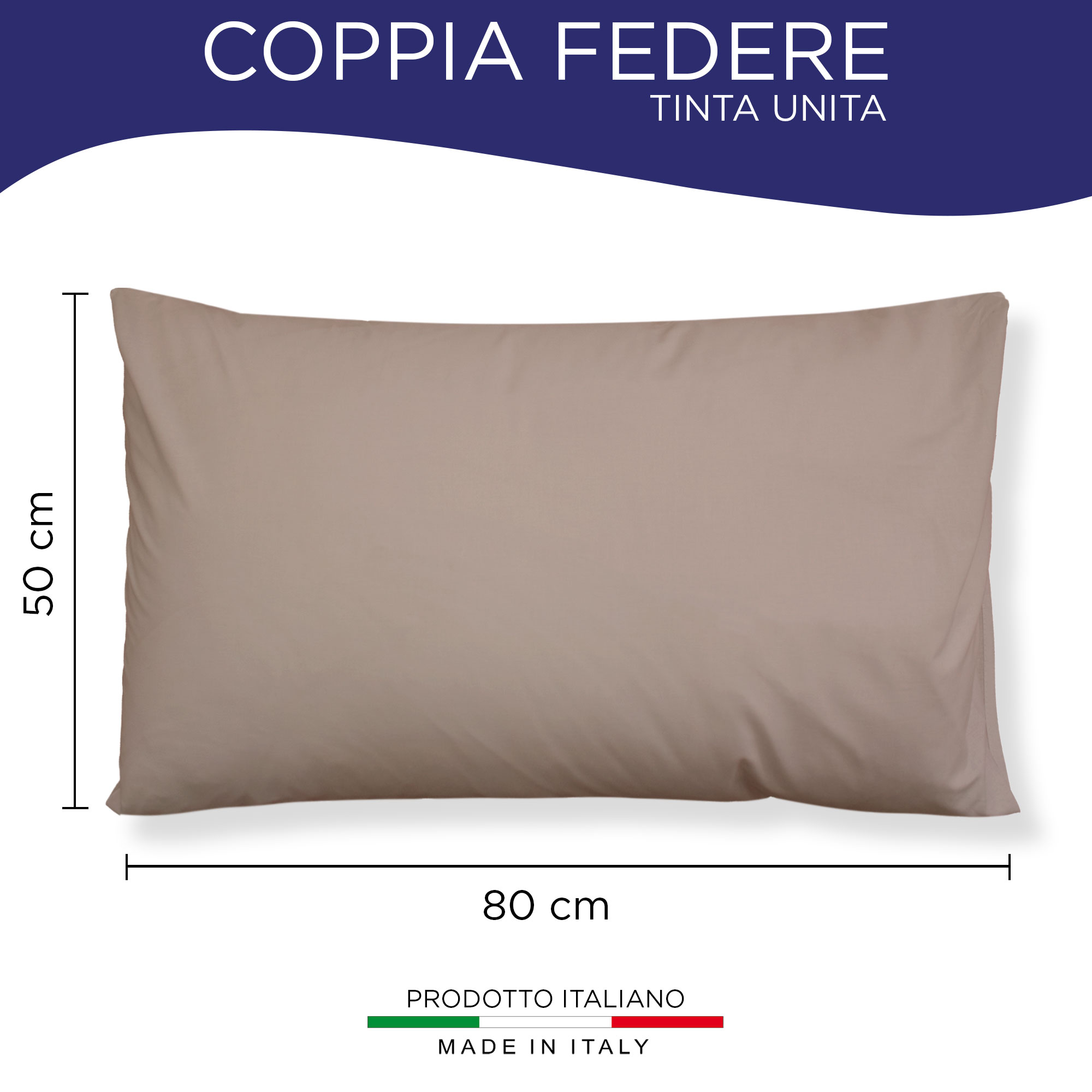 Coppia federe cuscini letto Copricuscini per guanciale in tinta unita 6860 - Imagen 76 de 89