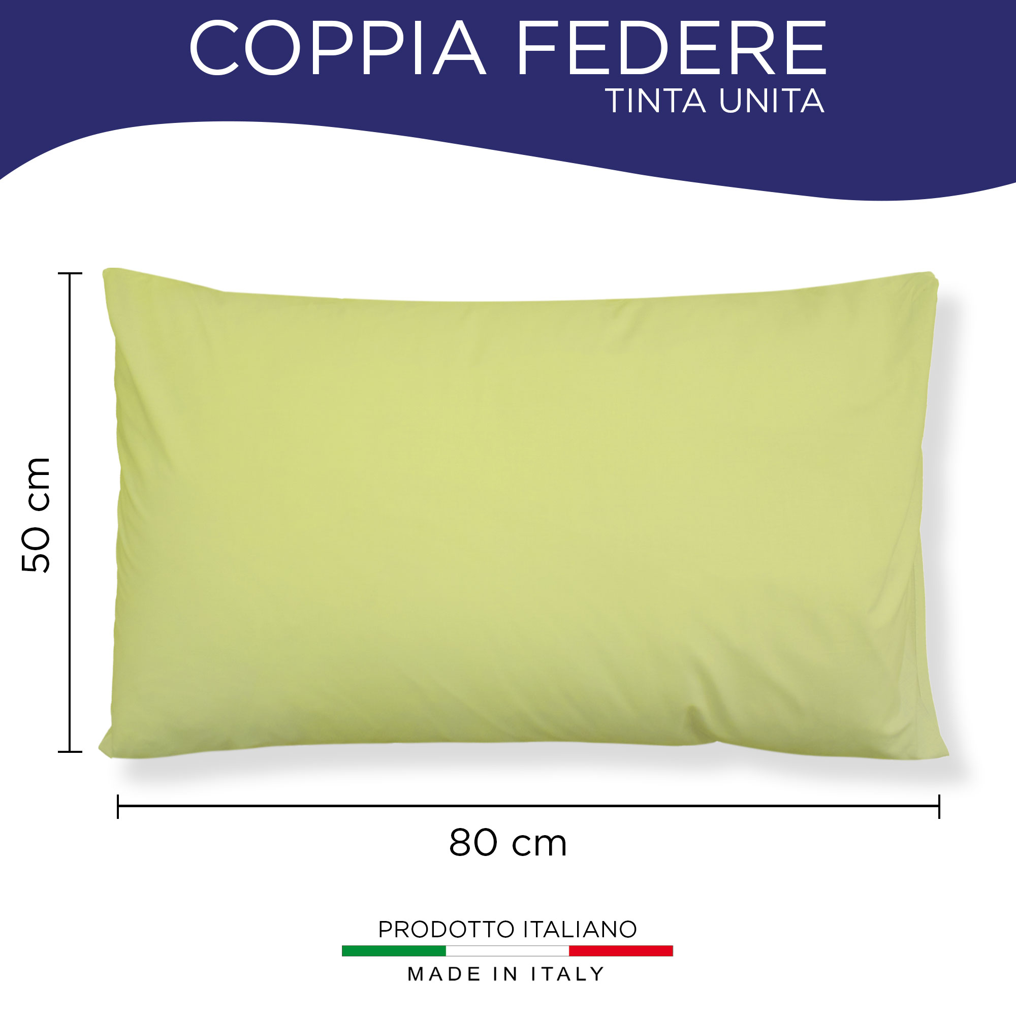 Coppia federe cuscini letto Copricuscini per guanciale in tinta unita 6860 - Imagen 80 de 89