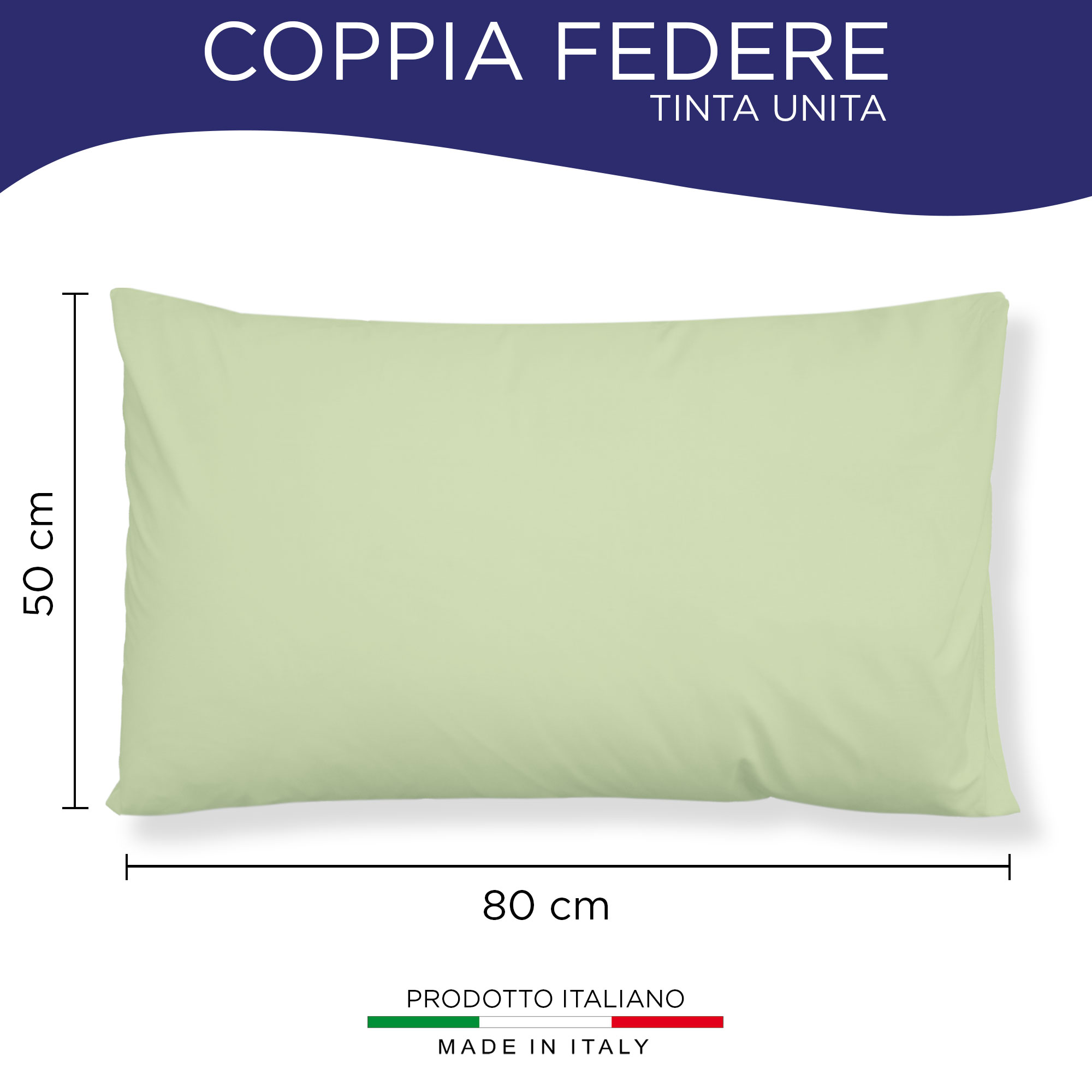 Coppia federe cuscini letto Copricuscini per guanciale in tinta unita 6860 - Imagen 84 de 89