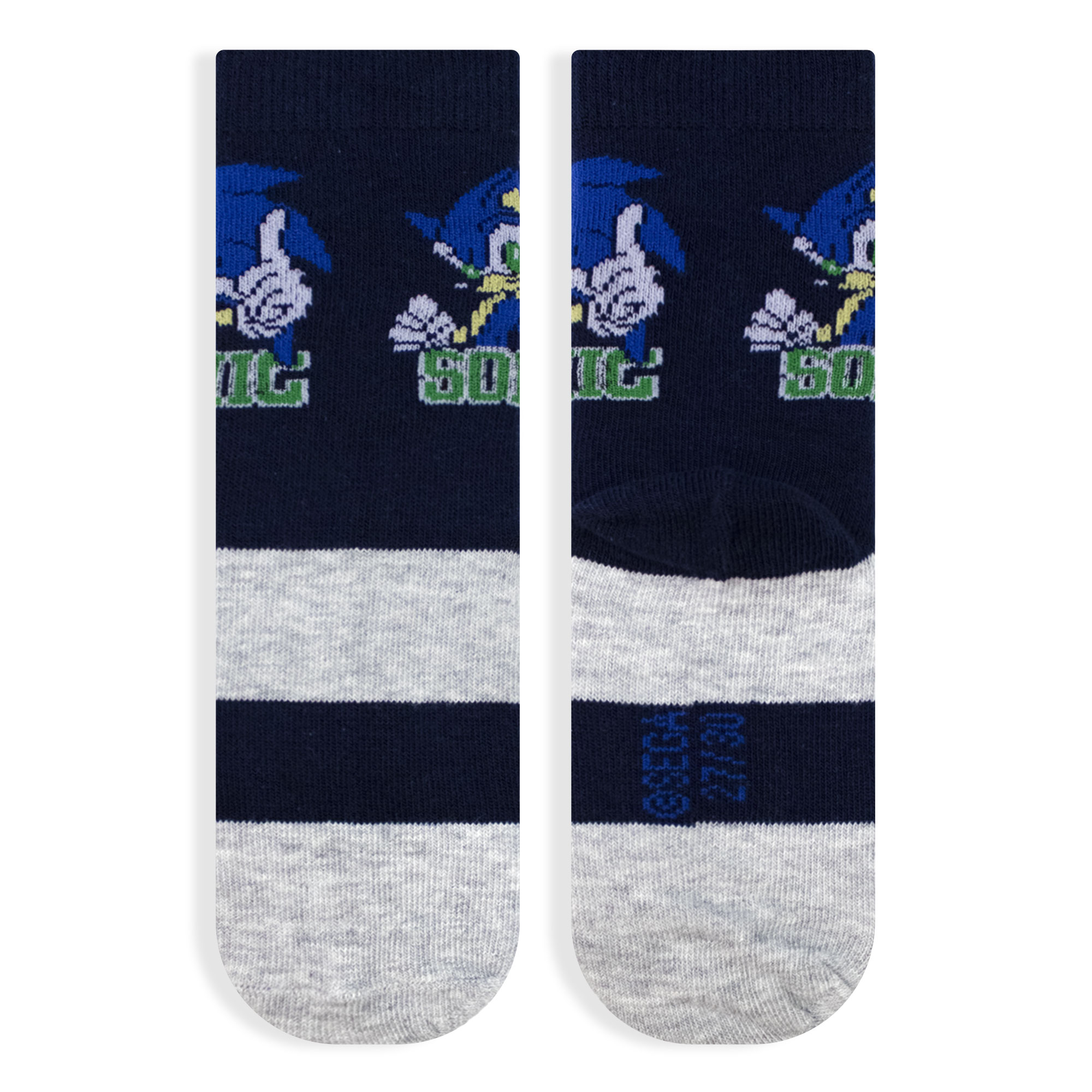 Sonic The Hedgehog Kids Socks Set of 3 Pairs Warm Cotton 6882 - Picture 7 of 13