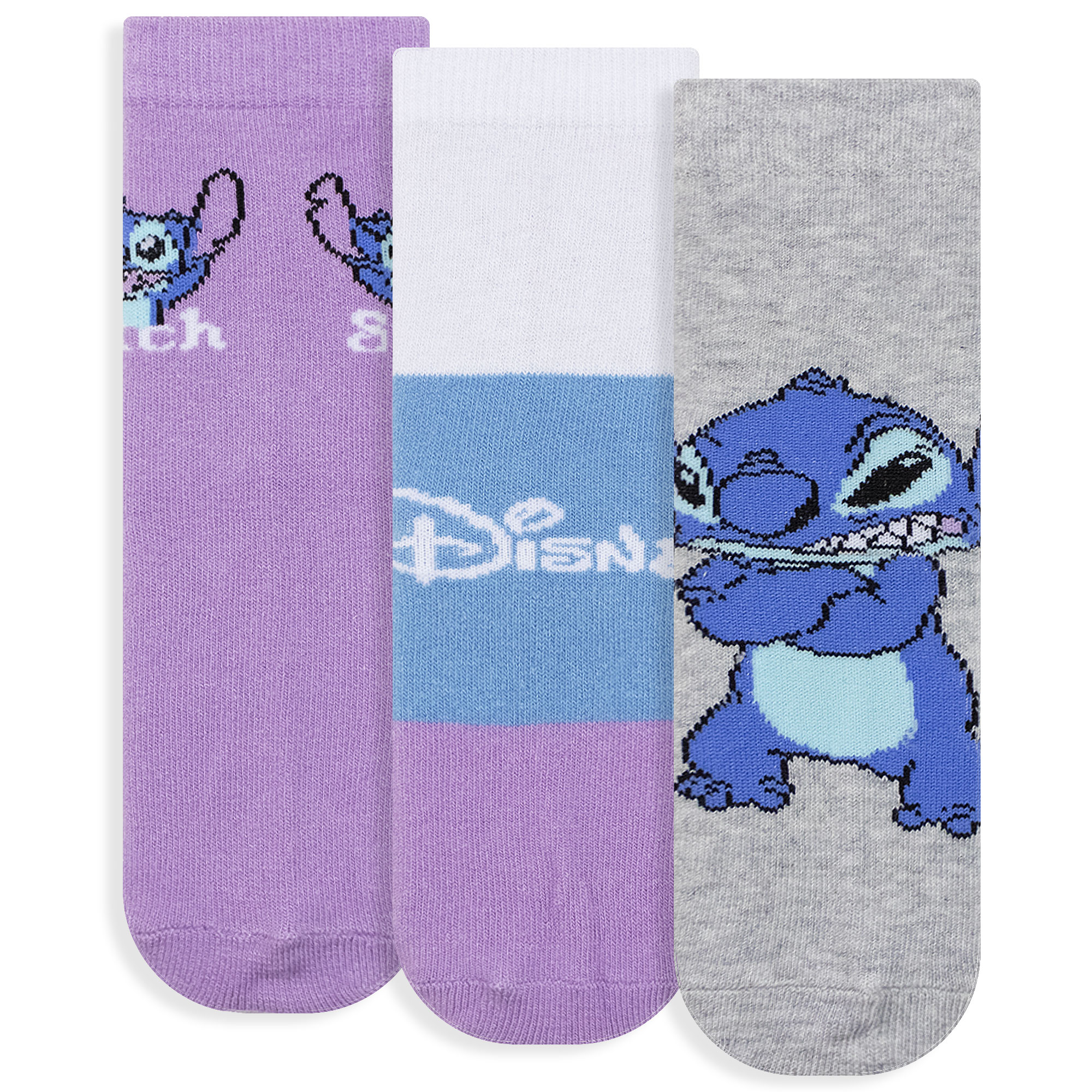 Calzini bambina Disney Lilo e Stitch set 3 paia in cotone 6967 - Picture 2 of 15
