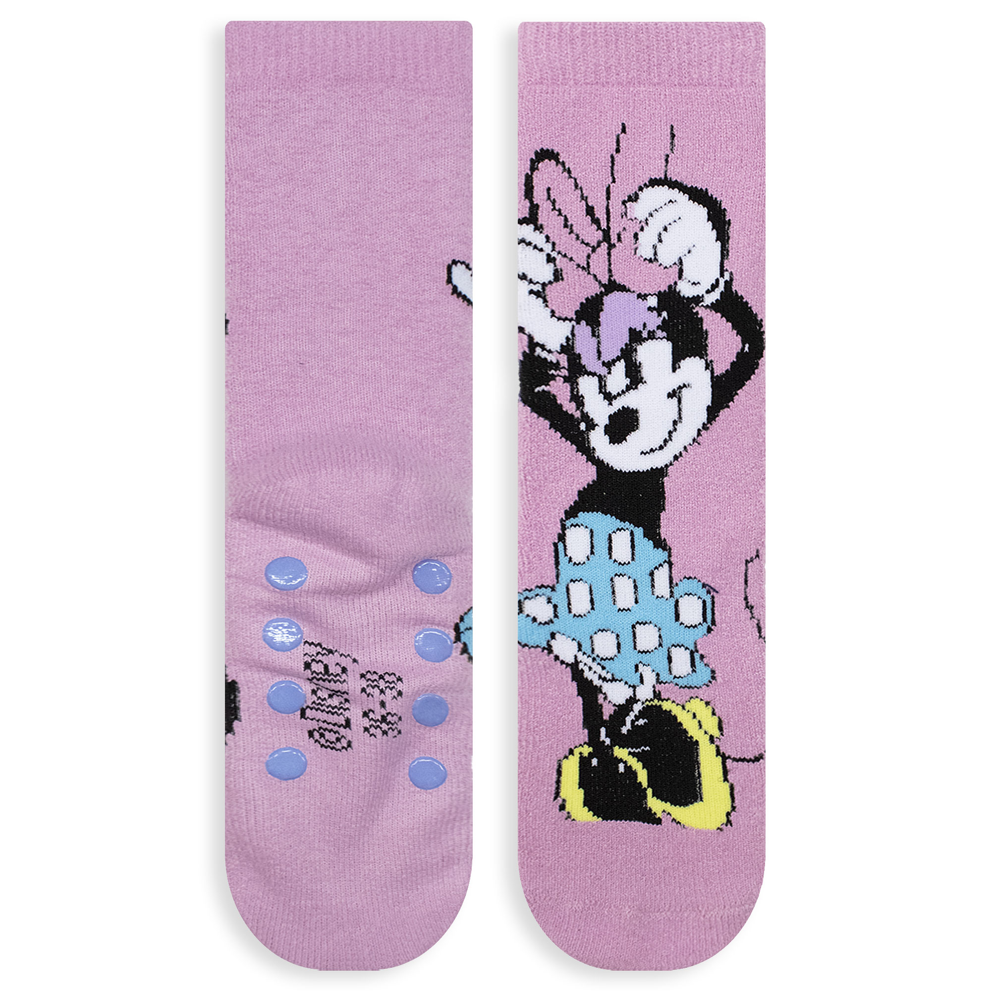 Calzini Disney Minnie Mouse antiscivolo per donna ragazza invernali 6968 - Picture 2 of 9