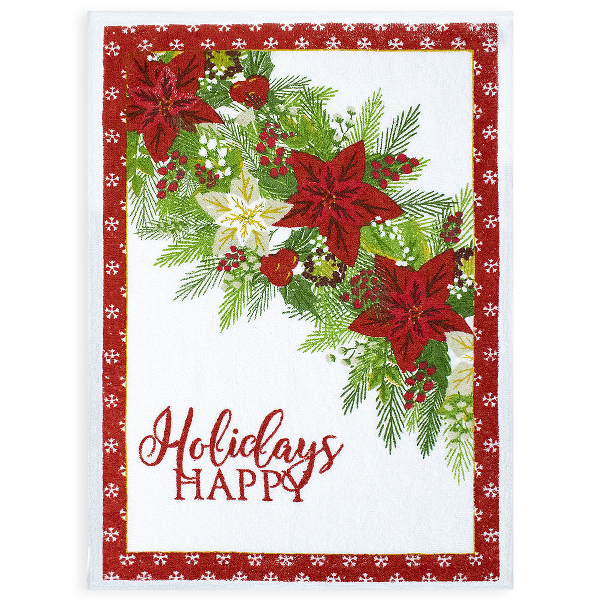 Set Strofinacci Natalizi Canovacci in spugna 3 Pezzi Decoro Natale 6973 - Imagen 3 de 15