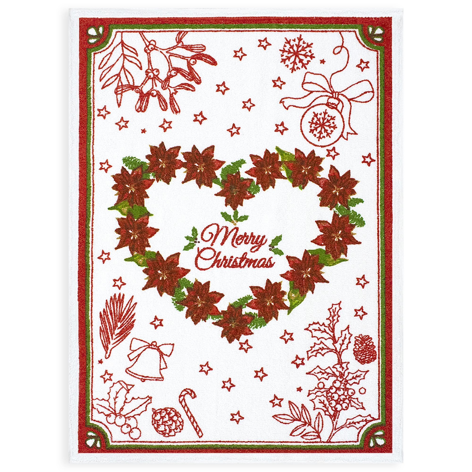 Set Strofinacci Natalizi Canovacci in spugna 3 Pezzi Decoro Natale 6973 - Imagen 4 de 15