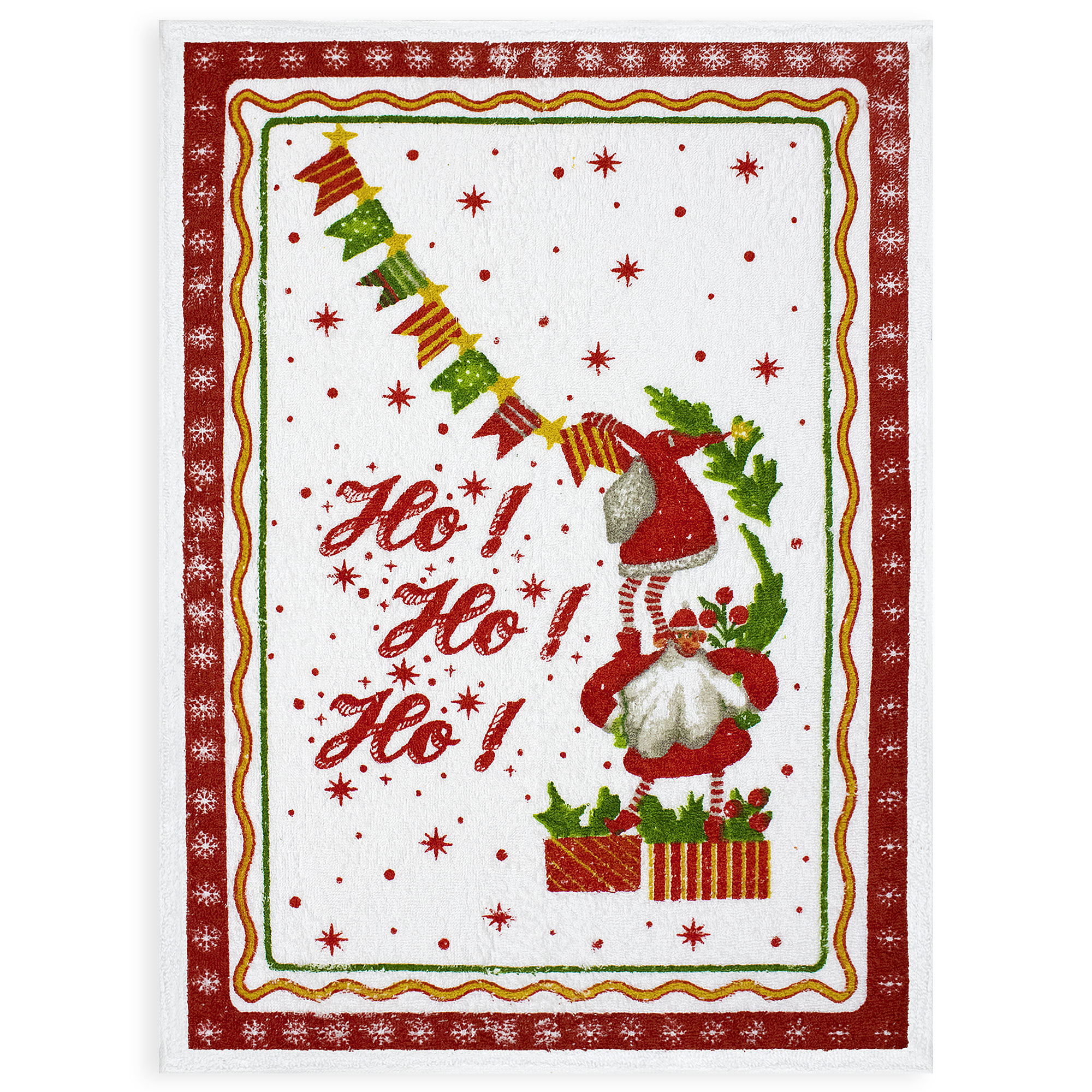 Set Strofinacci Natalizi Canovacci in spugna 3 Pezzi Decoro Natale 6973 - Imagen 10 de 15