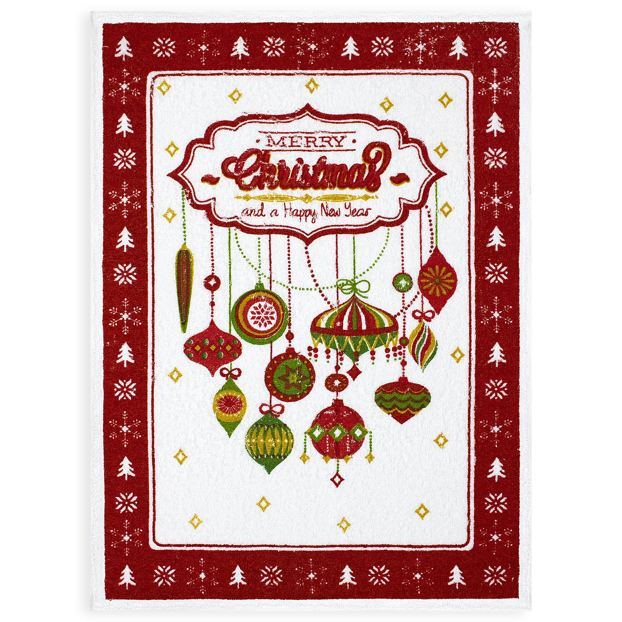 Set Strofinacci Natalizi Canovacci in spugna 3 Pezzi Decoro Natale 6973 - Imagen 12 de 15