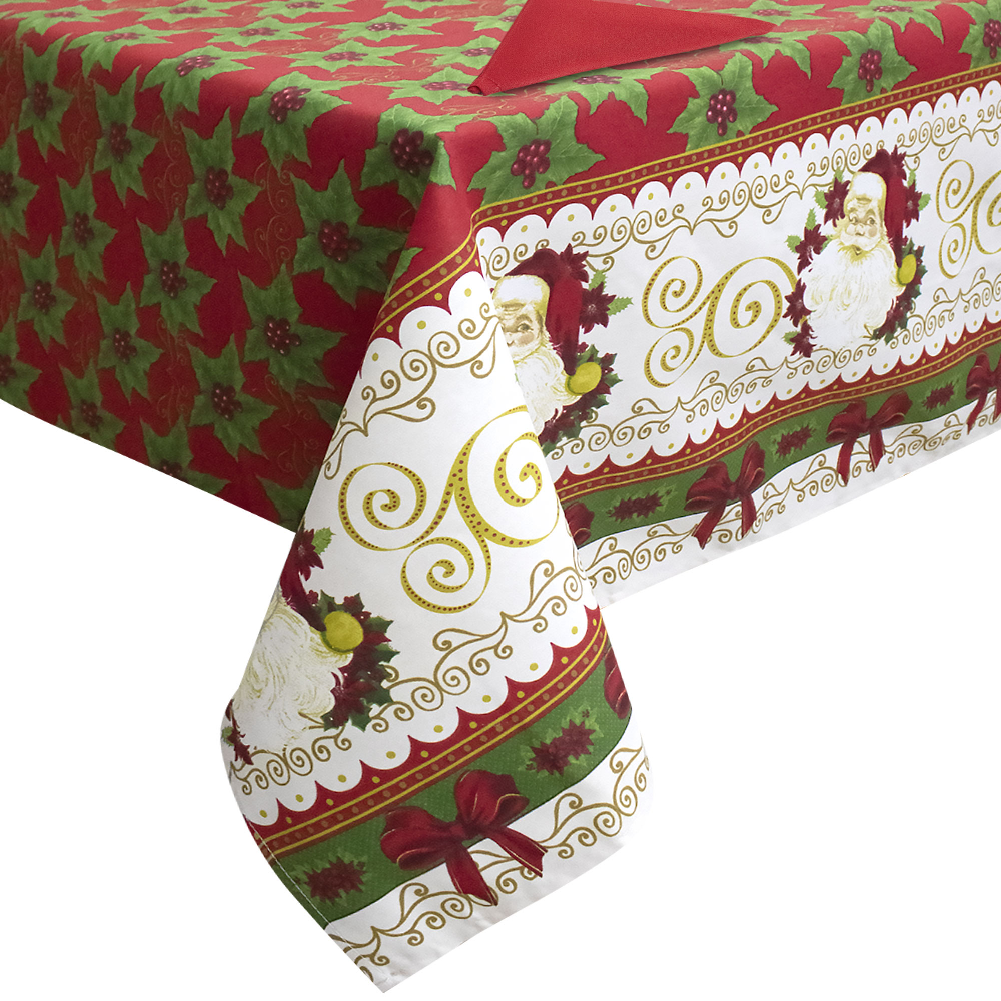 Tovaglia Natalizia servizio da tavola + tovaglioli Natale varie misure 6979 - Foto 26 di 36