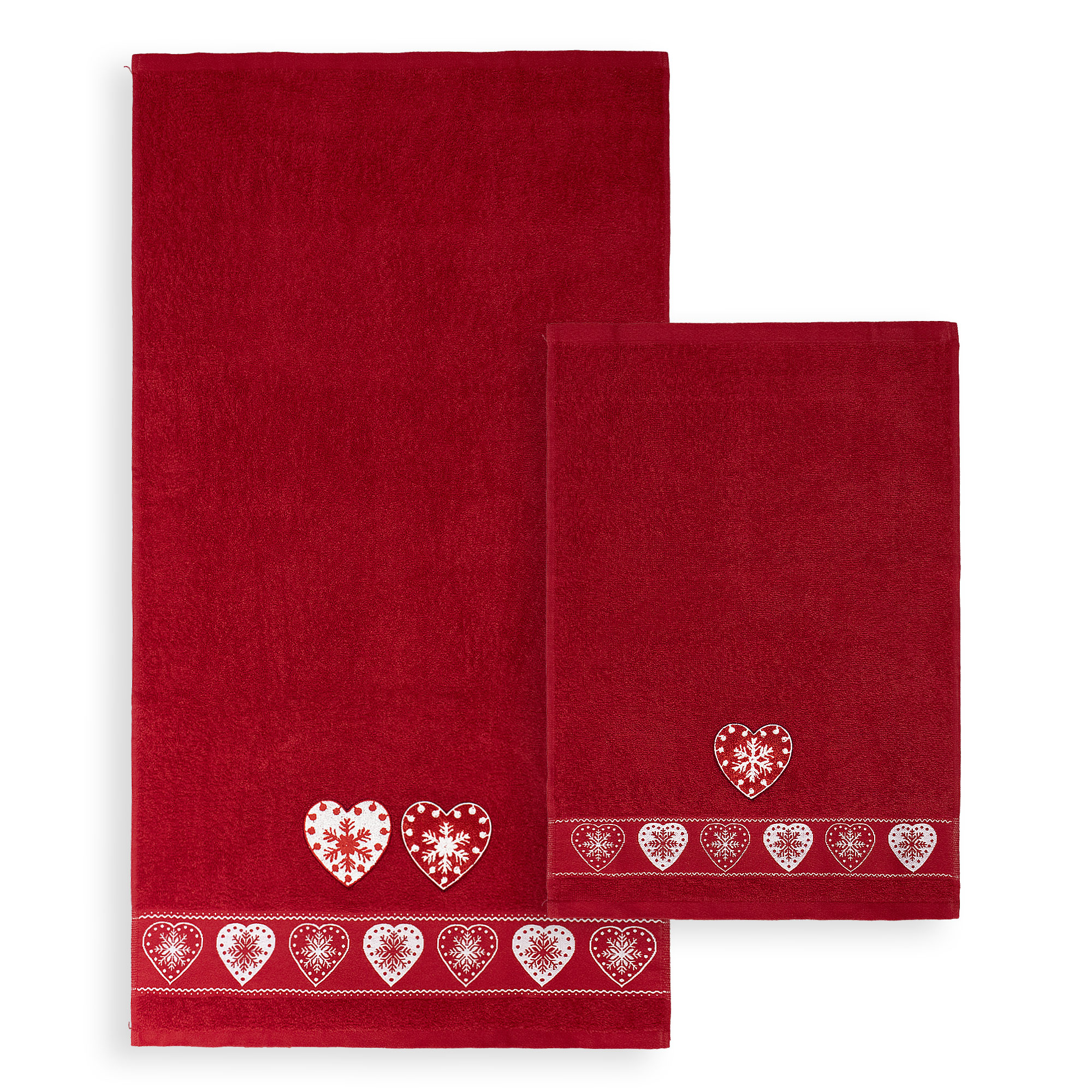 Asciugamani Natalizi Bagno set 1+1 in Spugna di Cotone Decoro Natale 6983 - Foto 39 di 71