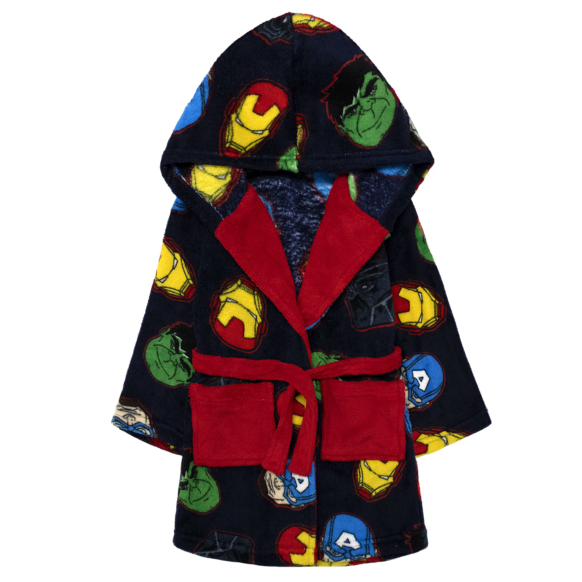 Marvel Avengers Kids Fleece Winter Robe 6993 - Picture 9 of 15