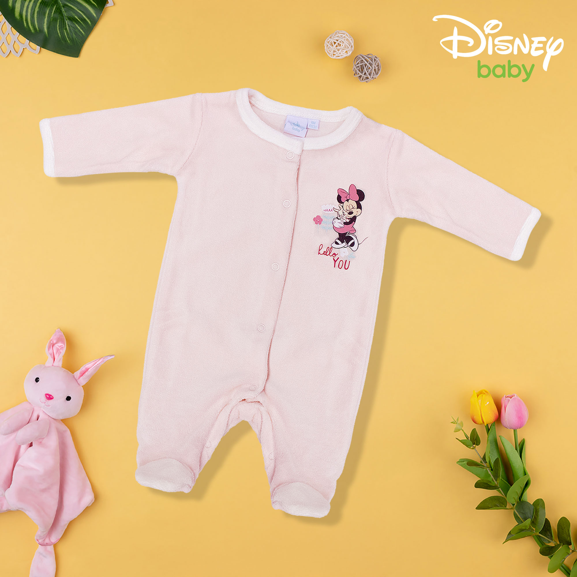 Pigiama neonato Disney Minnie Mouse tutina bambina in ciniglia per bimba 7017 - Picture 10 of 13
