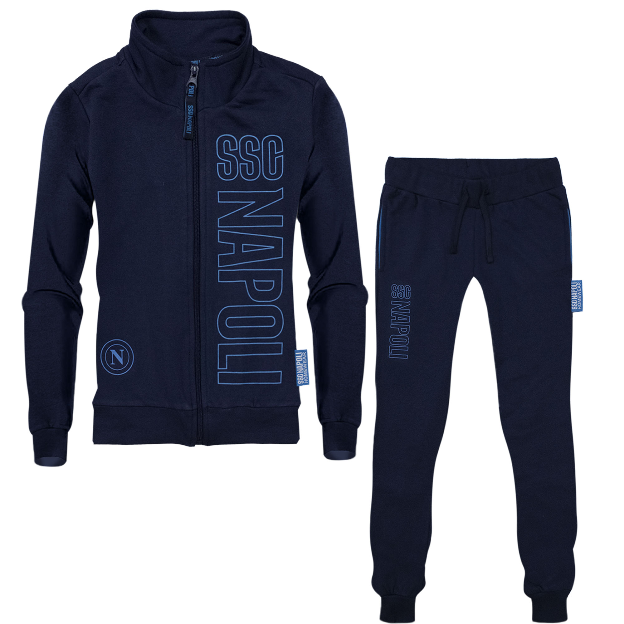 SSC Napoli Warm Cotton Long Sleeve Jumpsuit for Child and Adult 7025 - Picture 10 of 15