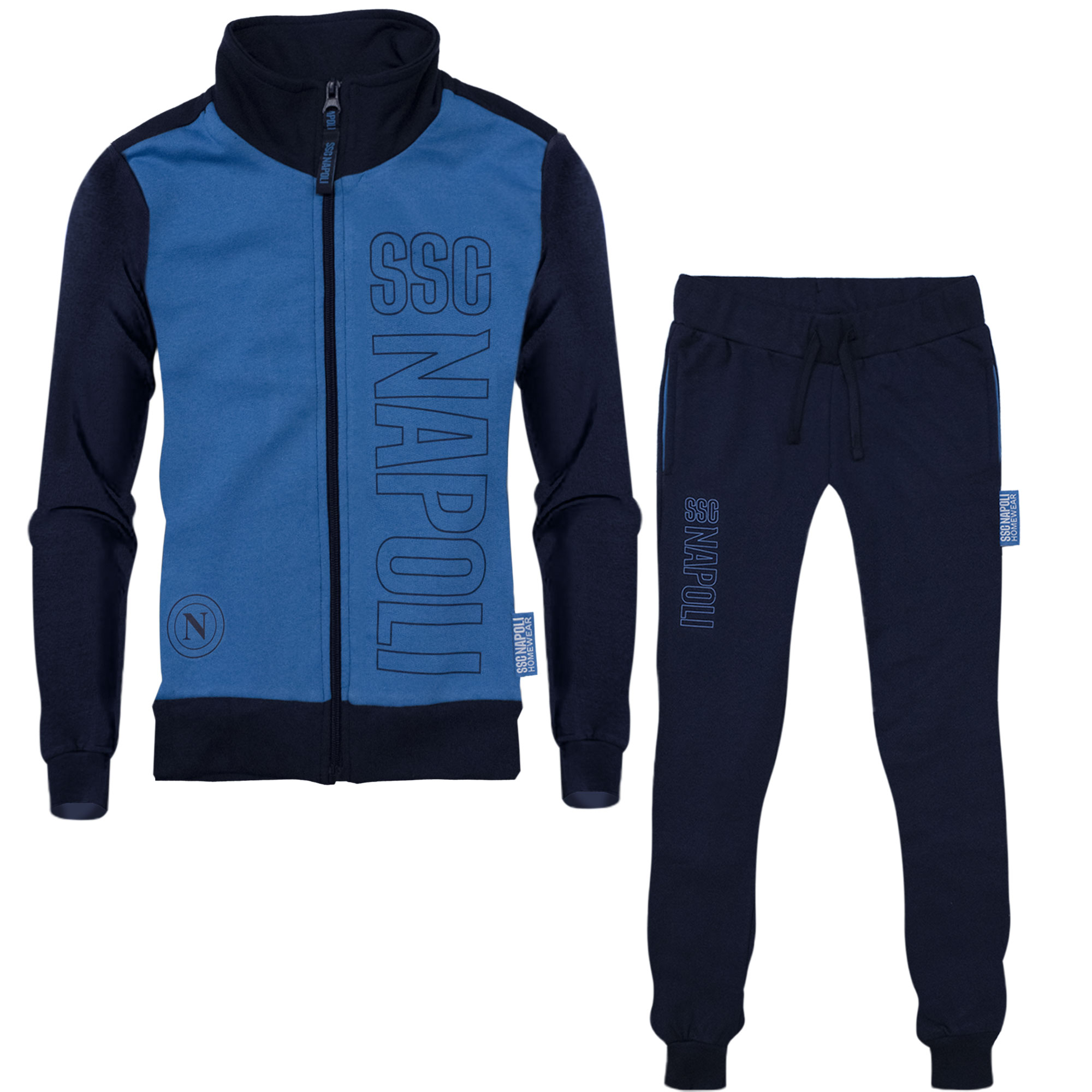 SSC Napoli Warm Cotton Long Sleeve Jumpsuit for Child and Adult 7025 - Picture 3 of 15