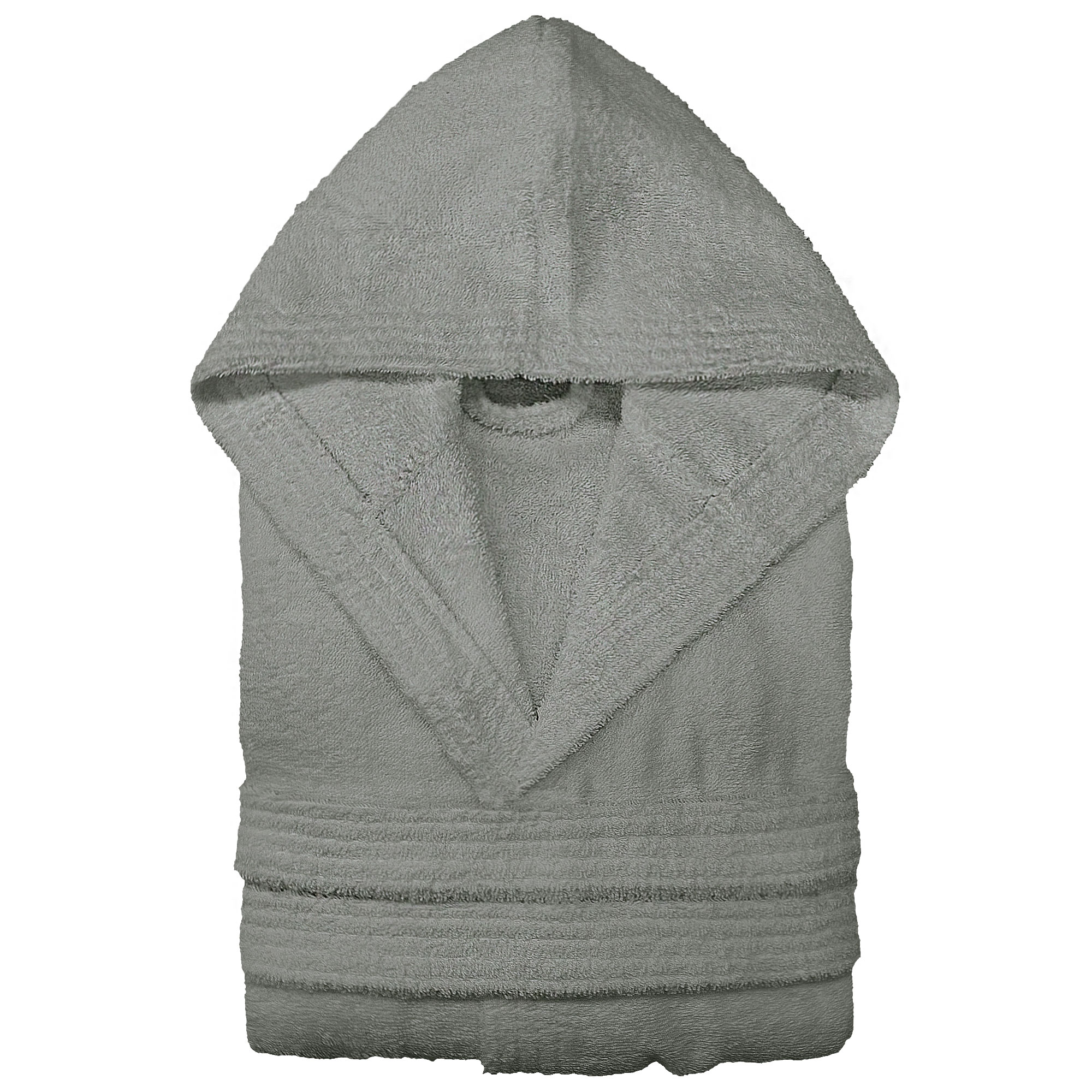 Accappatoio in spugna di cotone con cappuccio unisex uomo donna adulto 7042 - Imagen 37 de 51