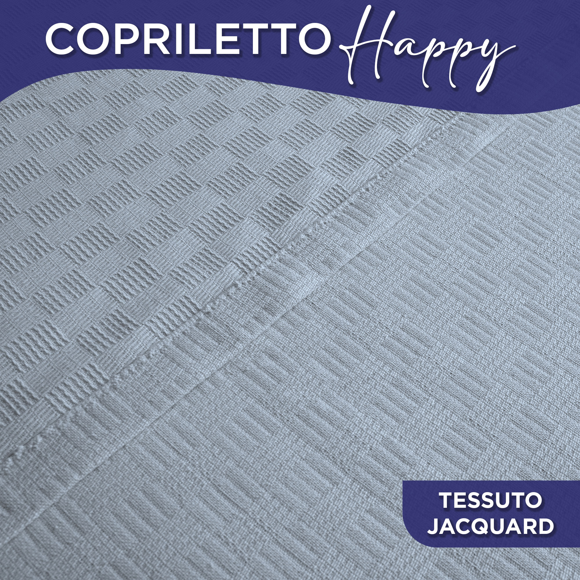 Copriletto in cotone piquet leggero primaverile estivo varie misure 7129 - Imagen 13 de 37