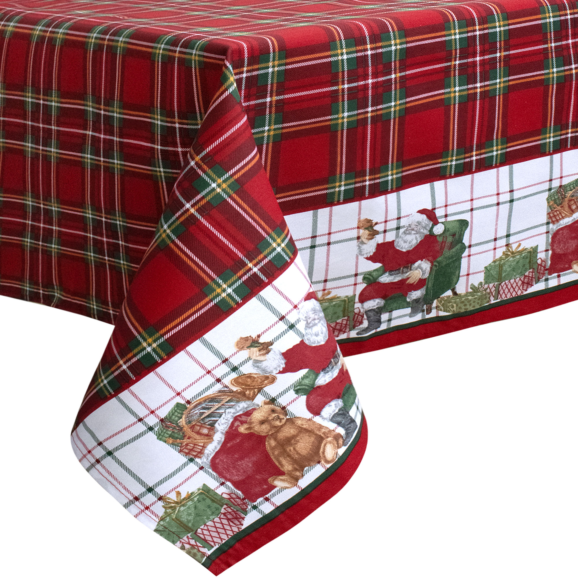 Tovaglia Natalizia in Rasatello Made in Italy Decoro Natale varie misure 7132 - Foto 18 di 25