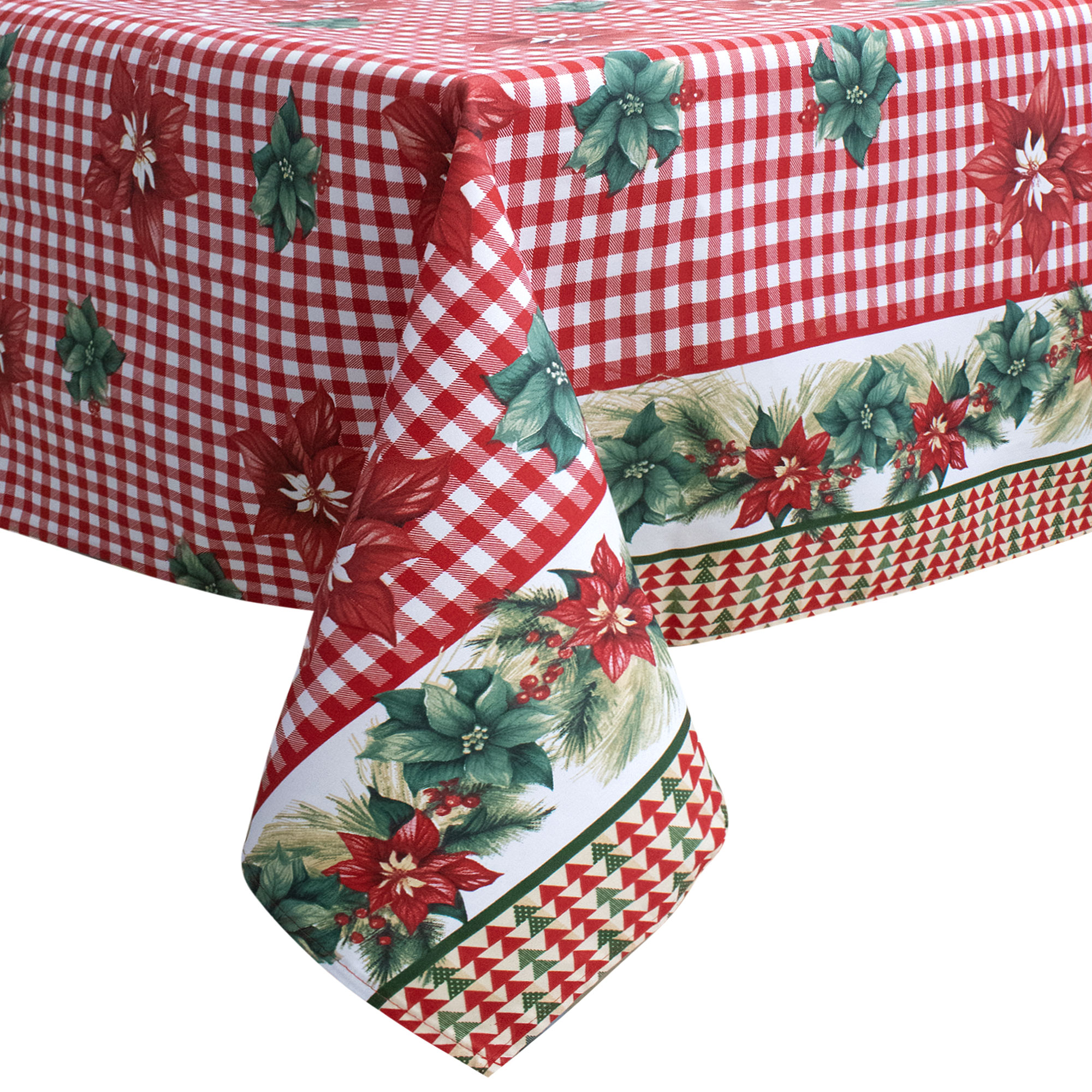 Tovaglia Natalizia in Rasatello Made in Italy Decoro Natale varie misure 7132 - Foto 21 di 25