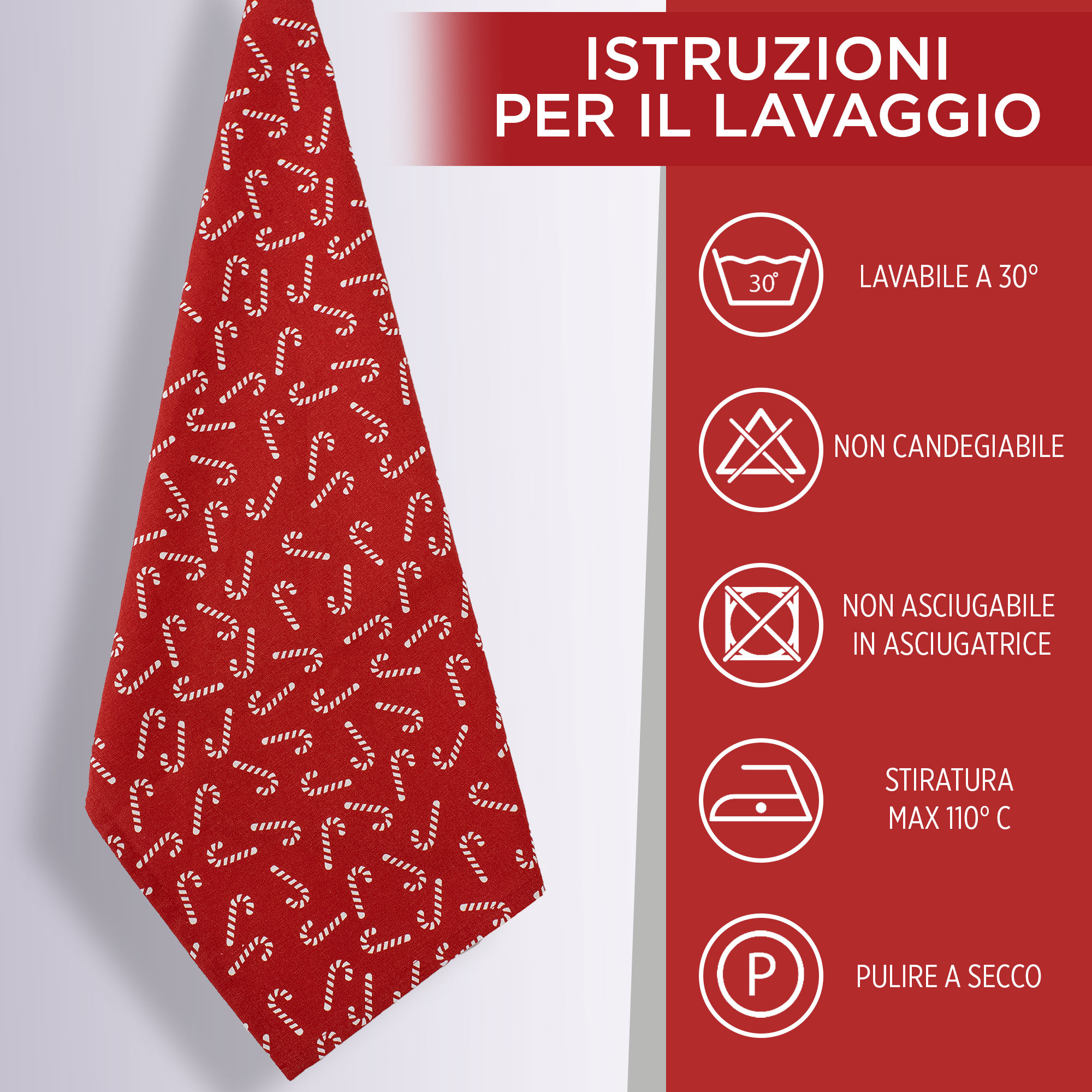 Ensemble De Torchons De Noël En Coton 4 Pièces Décor Noël Idée Cadeau 7134 - Imagen 8 de 22