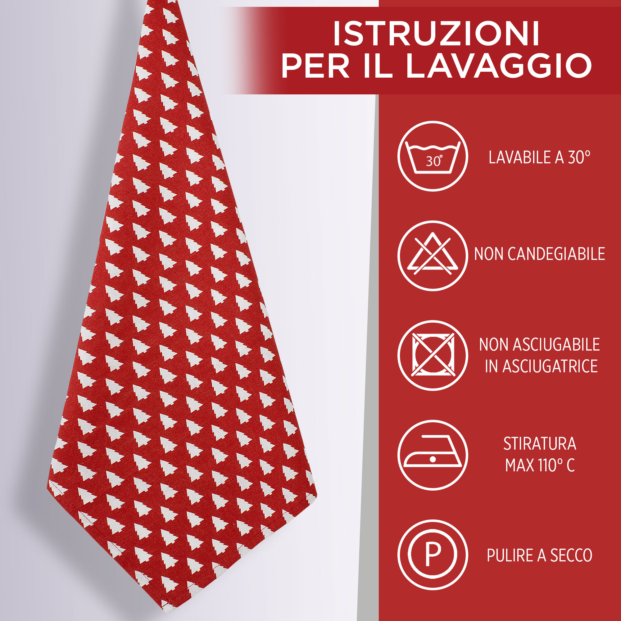 Ensemble De Torchons De Noël En Coton 4 Pièces Décor Noël Idée Cadeau 7134 - Imagen 22 de 22