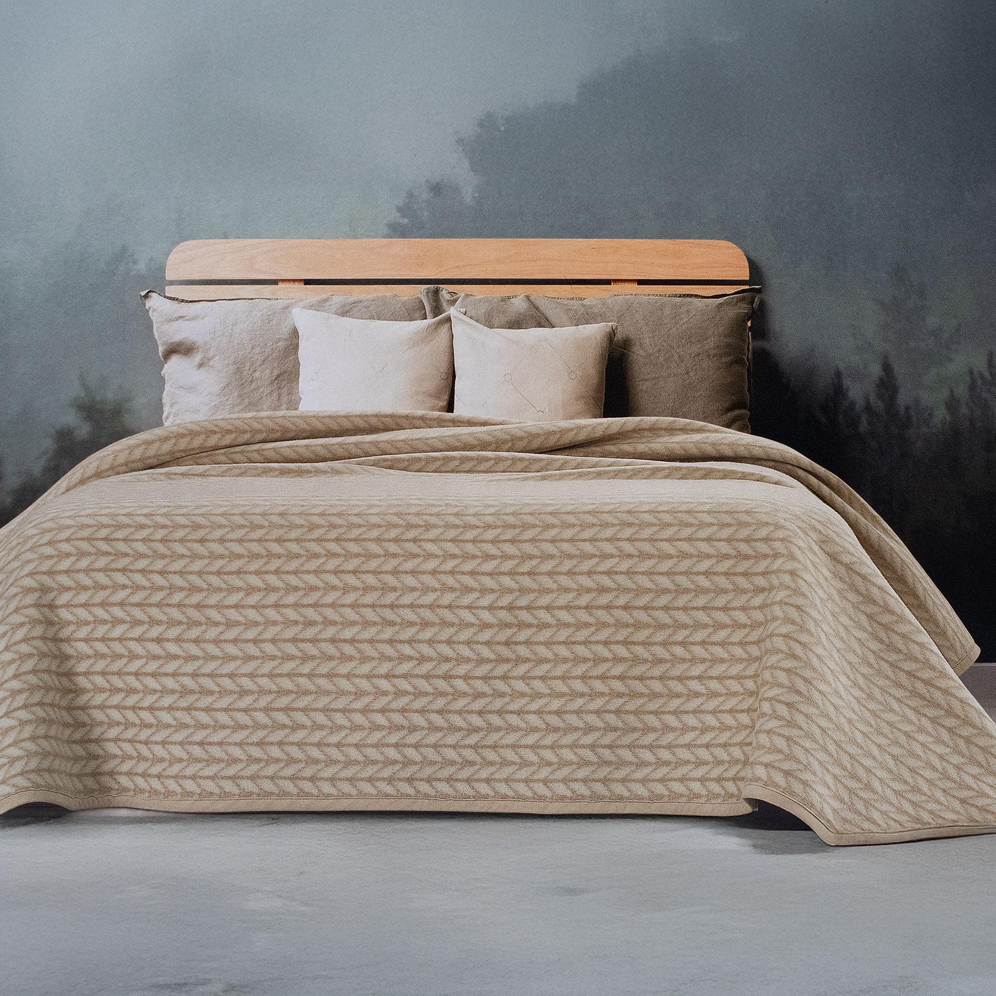 Coperta invernale misto lana jacquard Blankets singola e matrimoniale 7139 - Foto 4 di 10